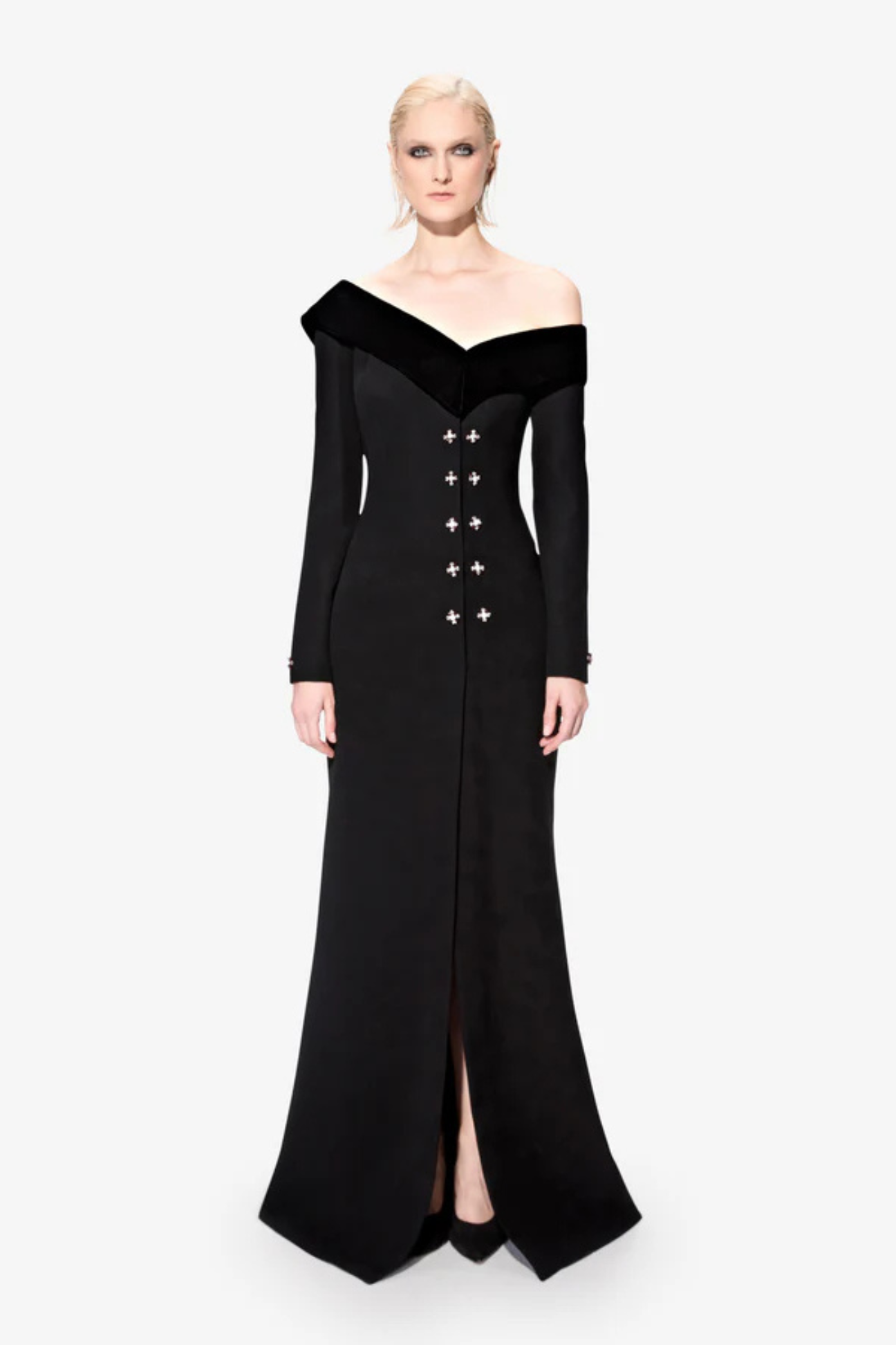 Celestial Crystal Beaded Dress