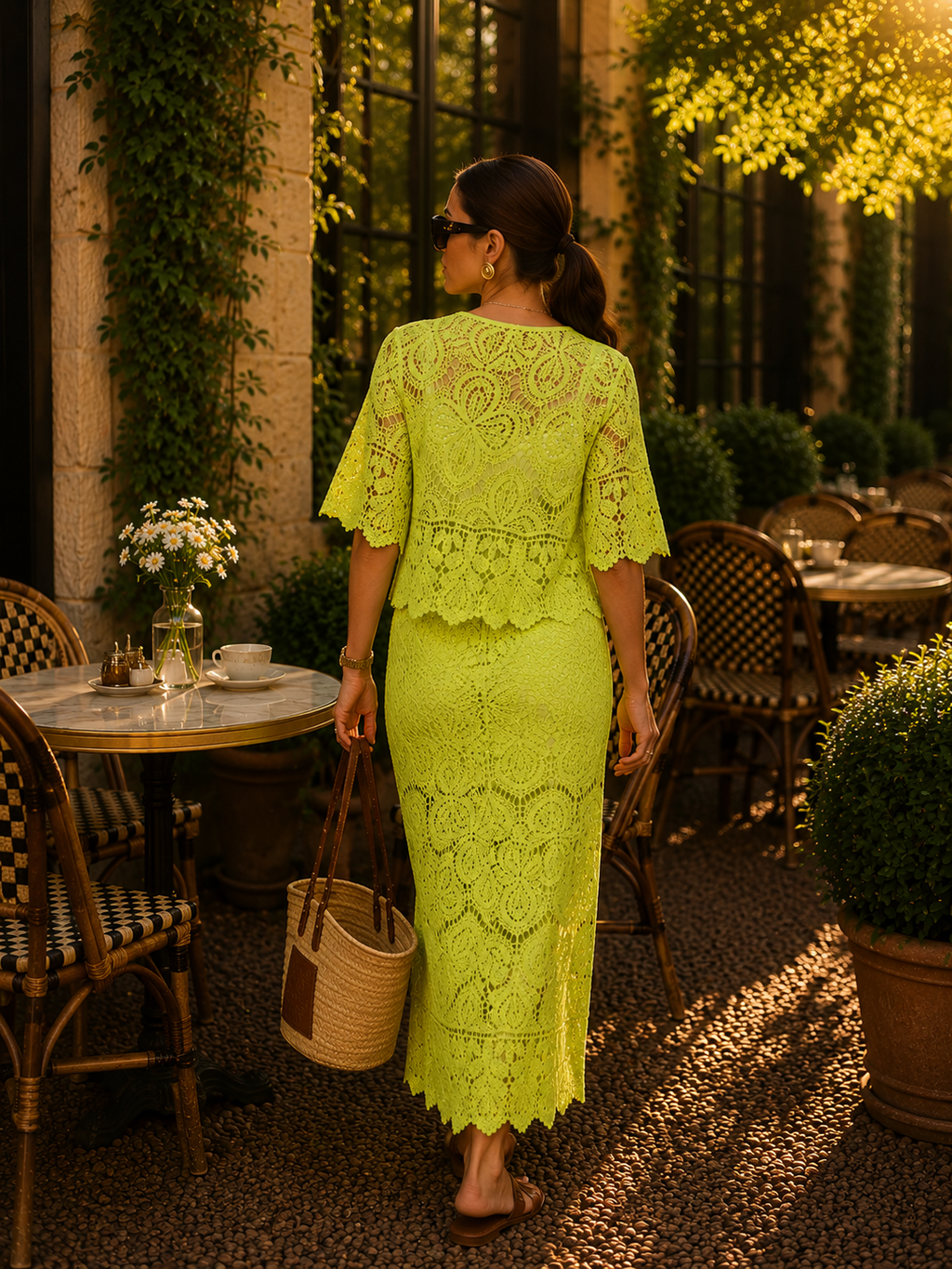 Limoncello Lace Set