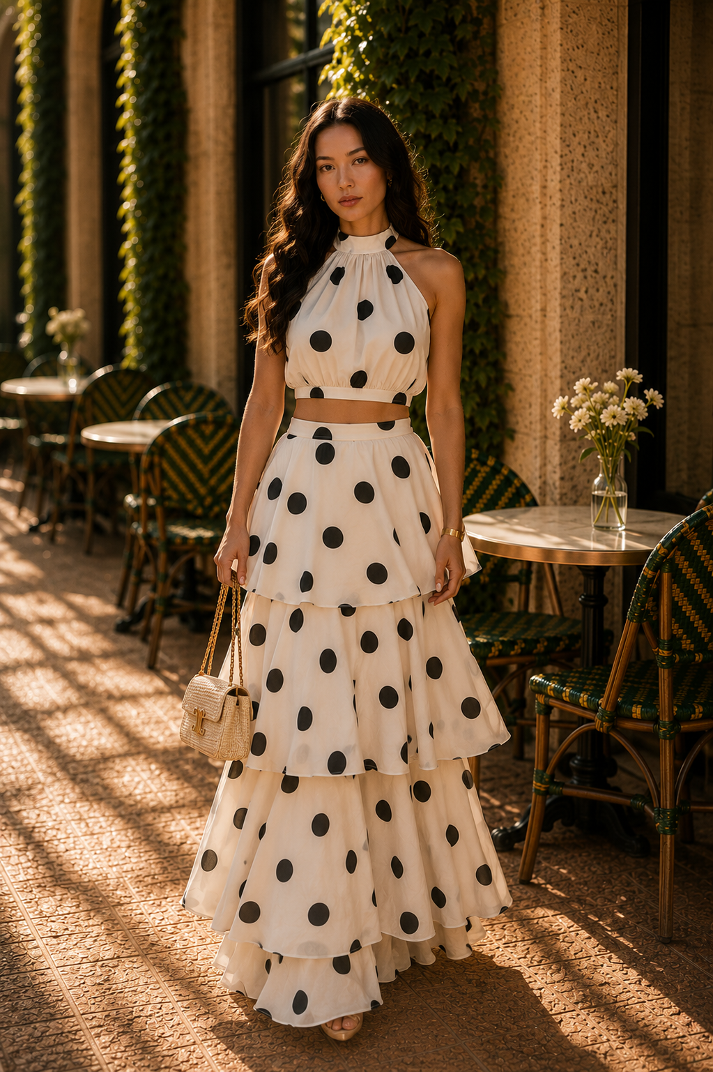 Polka Noir Affair Set