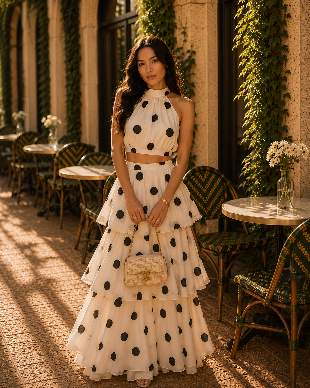 Polka Noir Affair Set