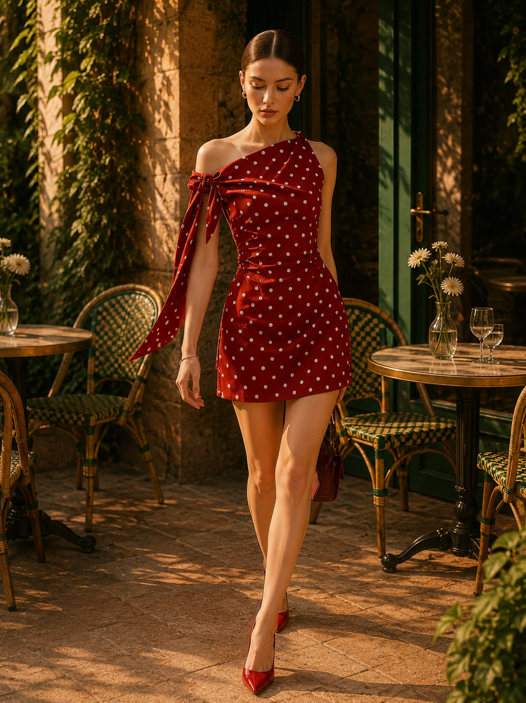 Polka muse dress