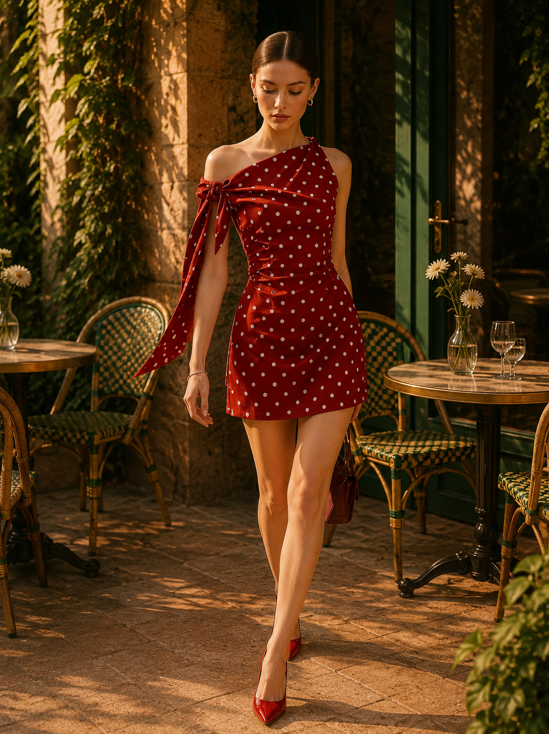 Polka muse dress