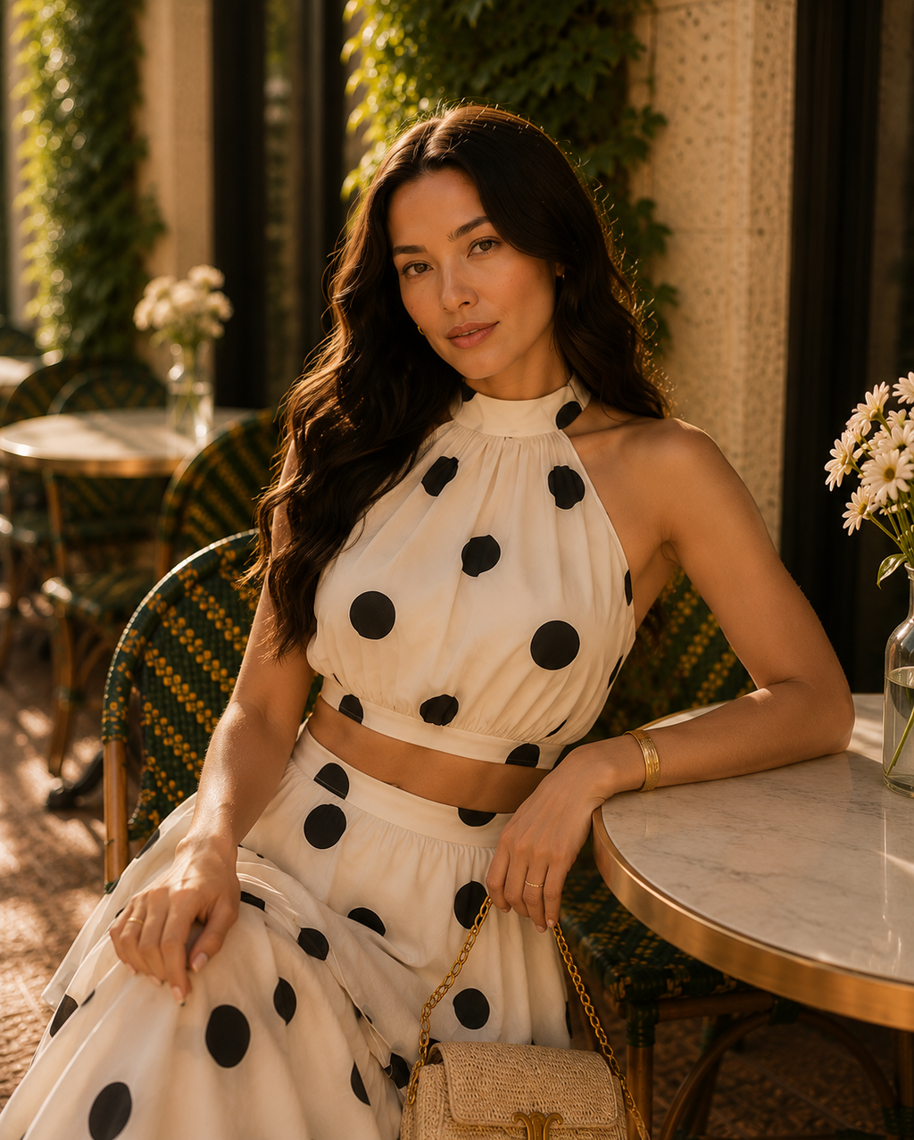 Polka Noir Affair Set