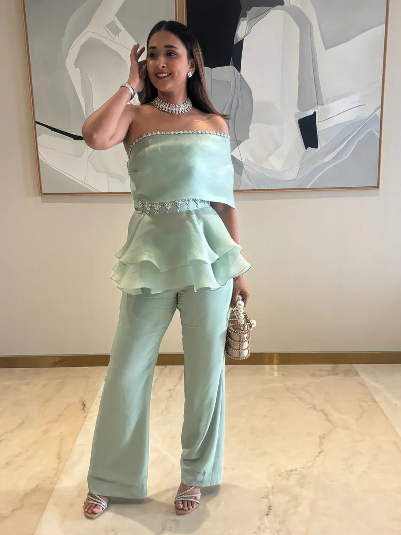 Celeste Peplum Co-ord Set