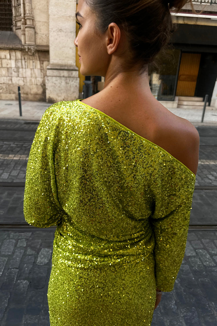Sequin Lily Top