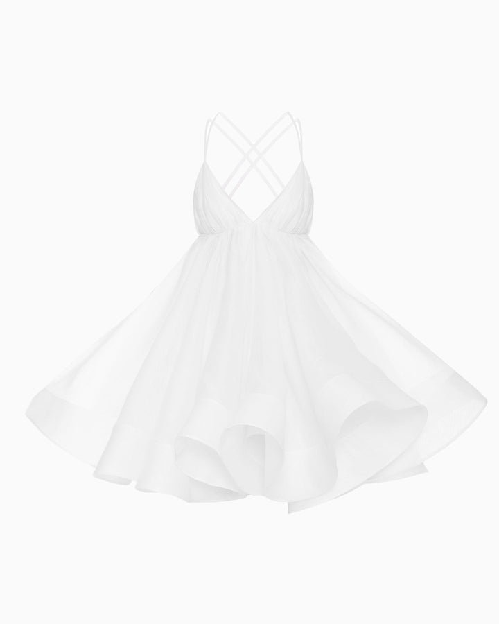 White Southern Star Dress