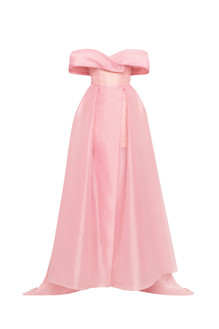 Sophisticated Off-The-Shoulder Maxi Dress