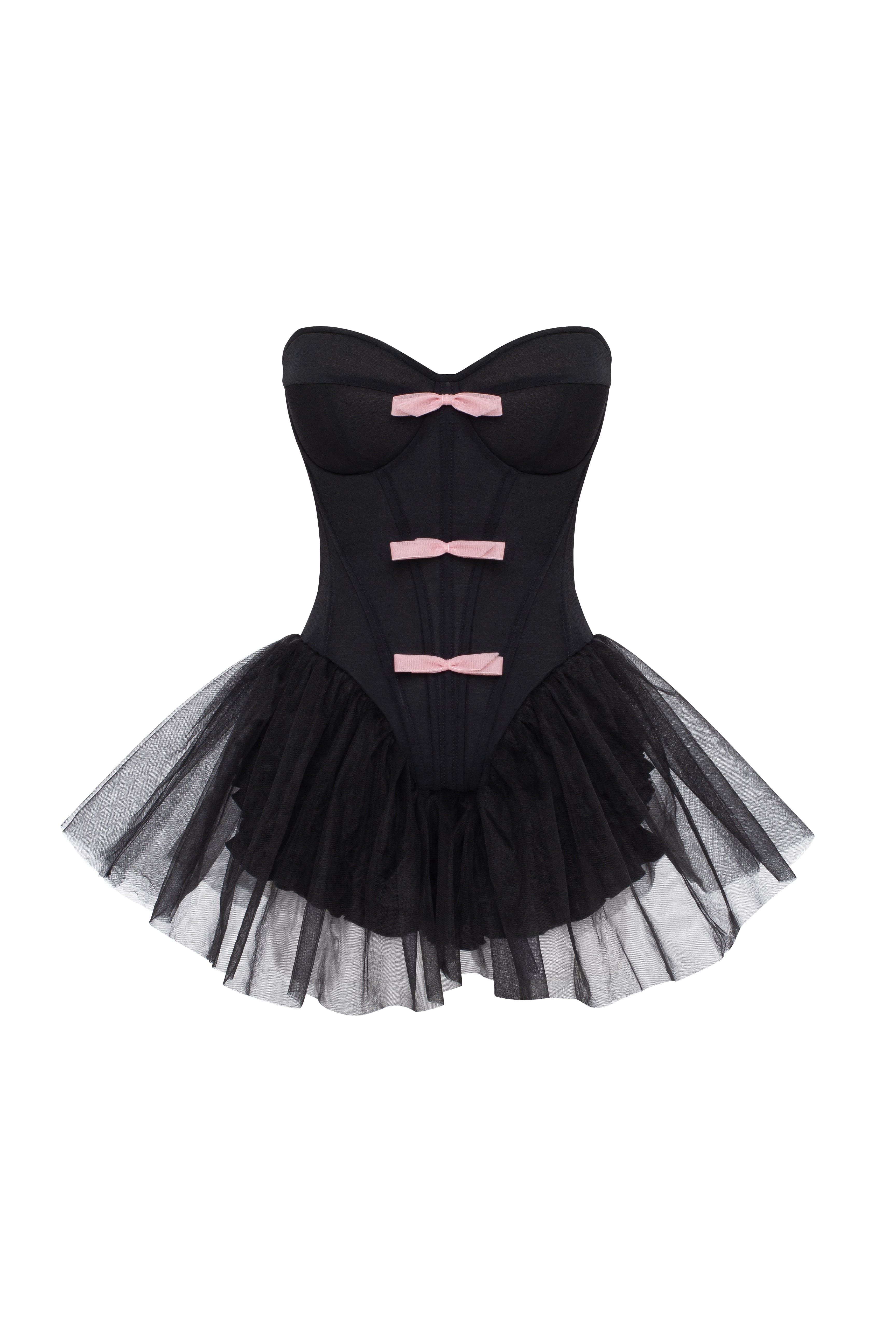 Ballet Noir Mini Dress