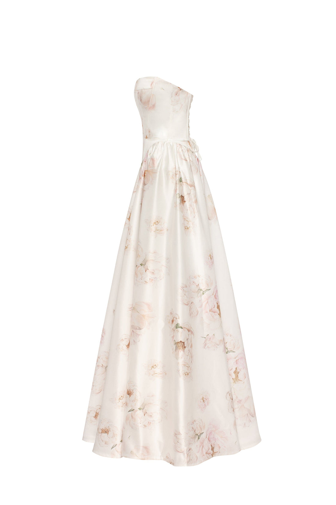 Peony Strapless Maxi Dress