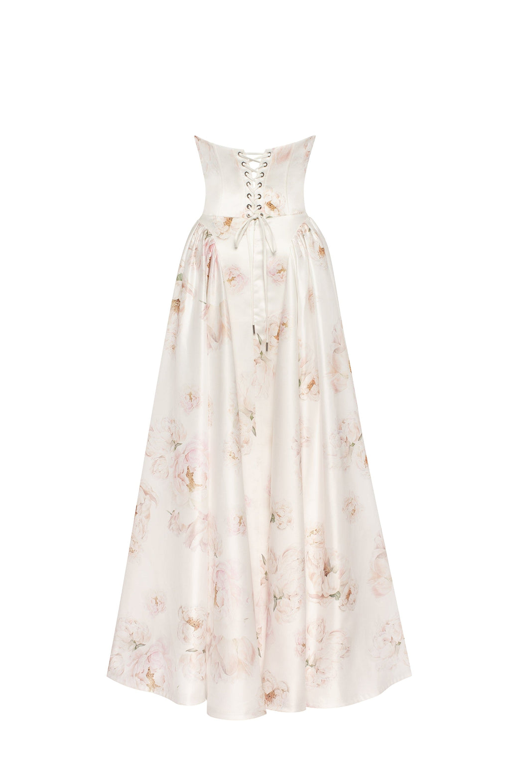 Peony Strapless Maxi Dress