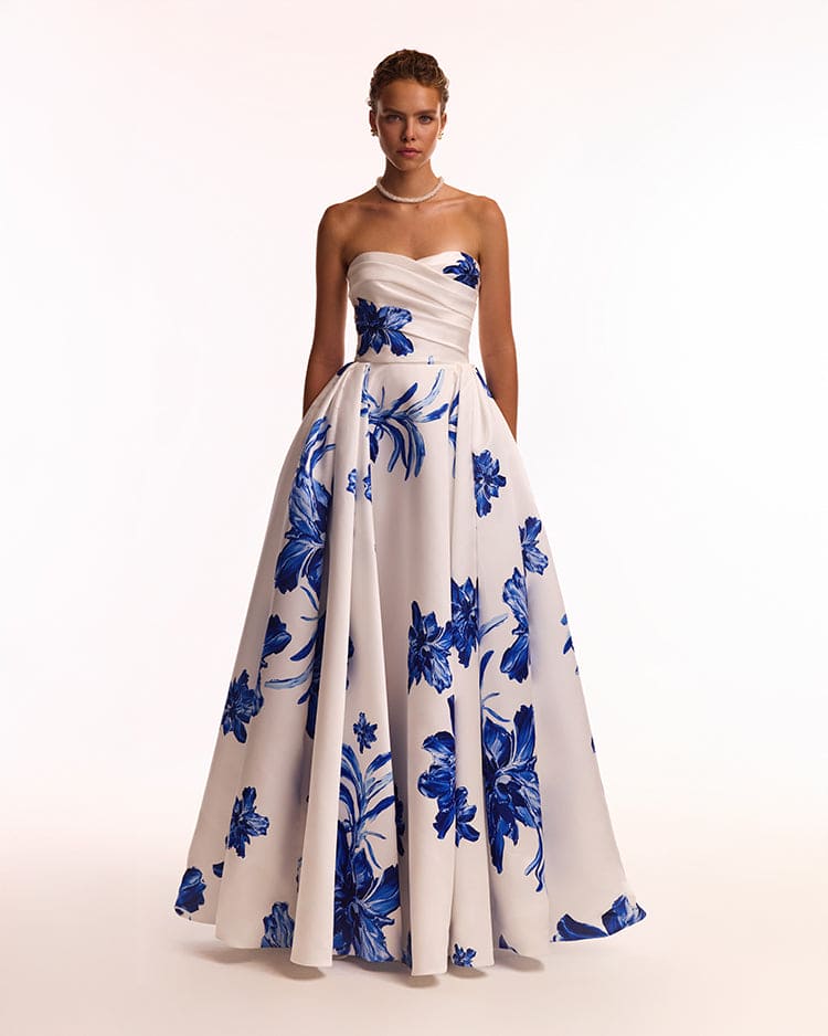 Summer Soirée White Sweetheart Maxi Dress