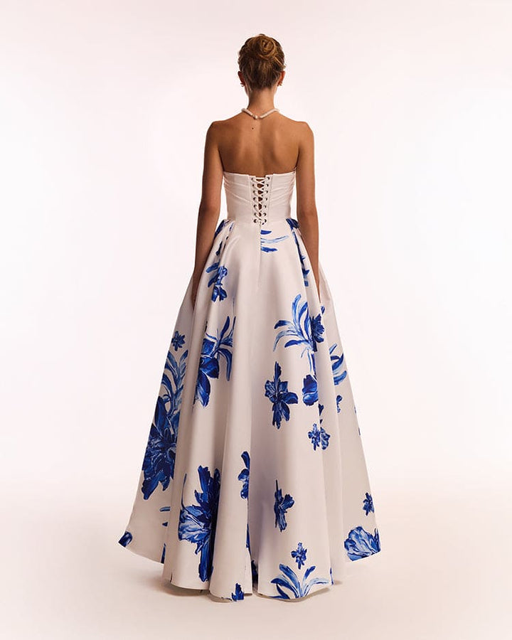 Summer Soirée White Sweetheart Maxi Dress