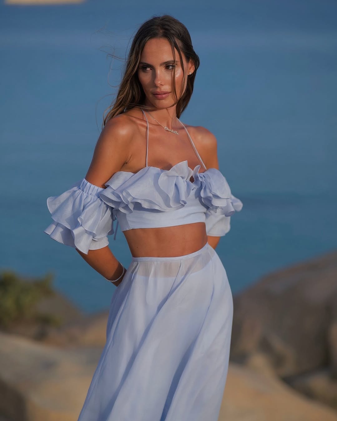 Serenity Blue Myosotis Co-Ord Set 2.0