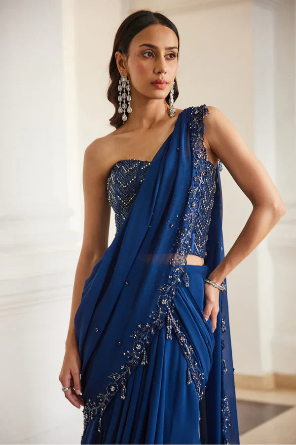 Velora Luxe Drape Saree