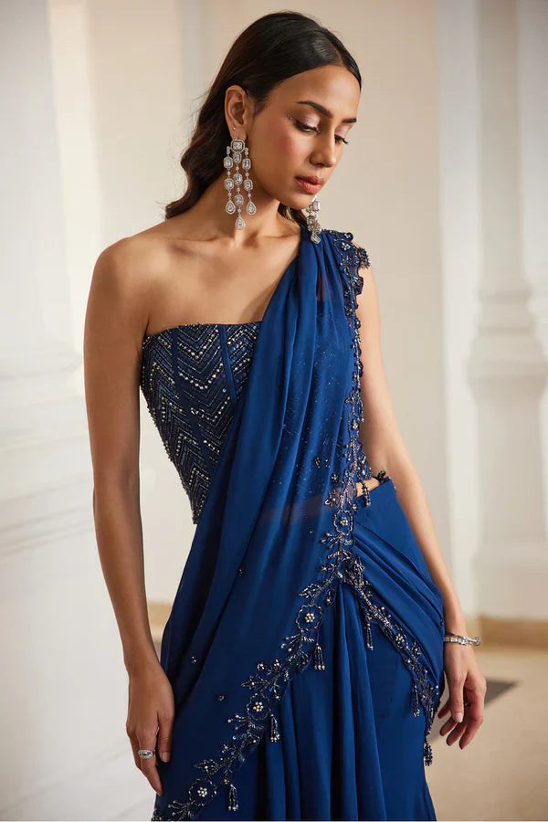 Velora Luxe Drape Saree