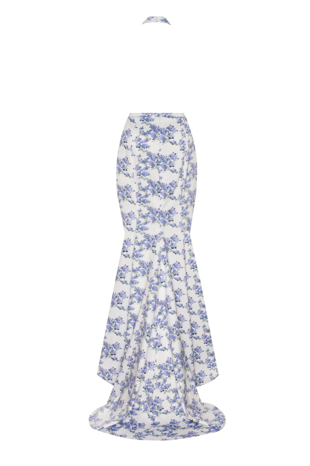 Tender Floral Mock Neck Maxi Dress