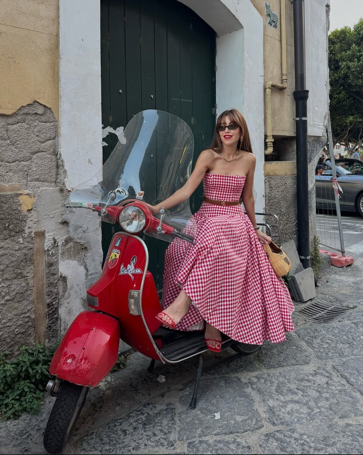 Vintage Riviera Flare Dress