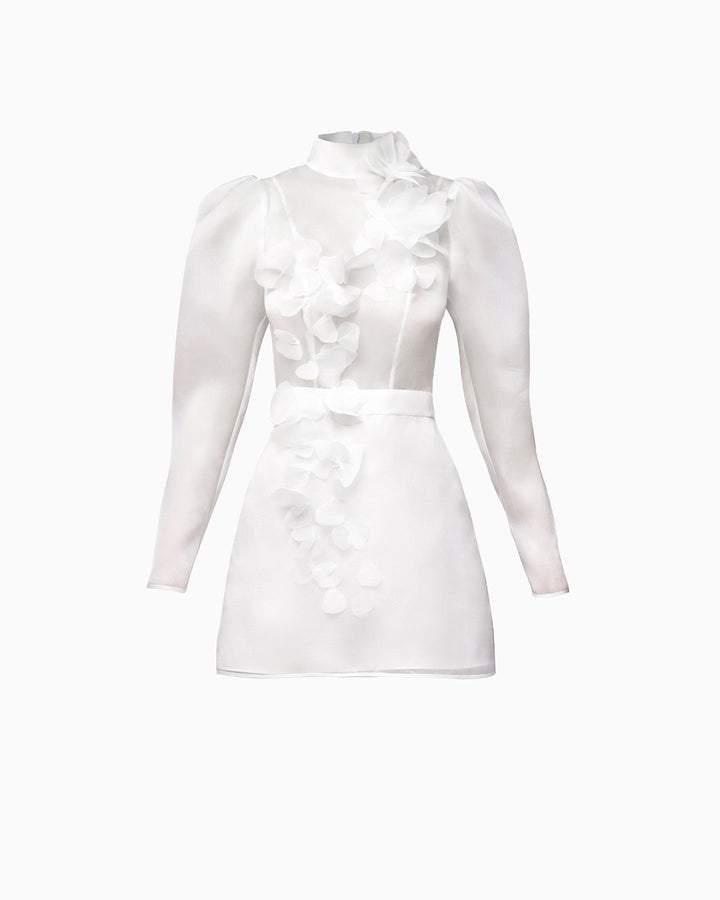 White Gypsophila Dress