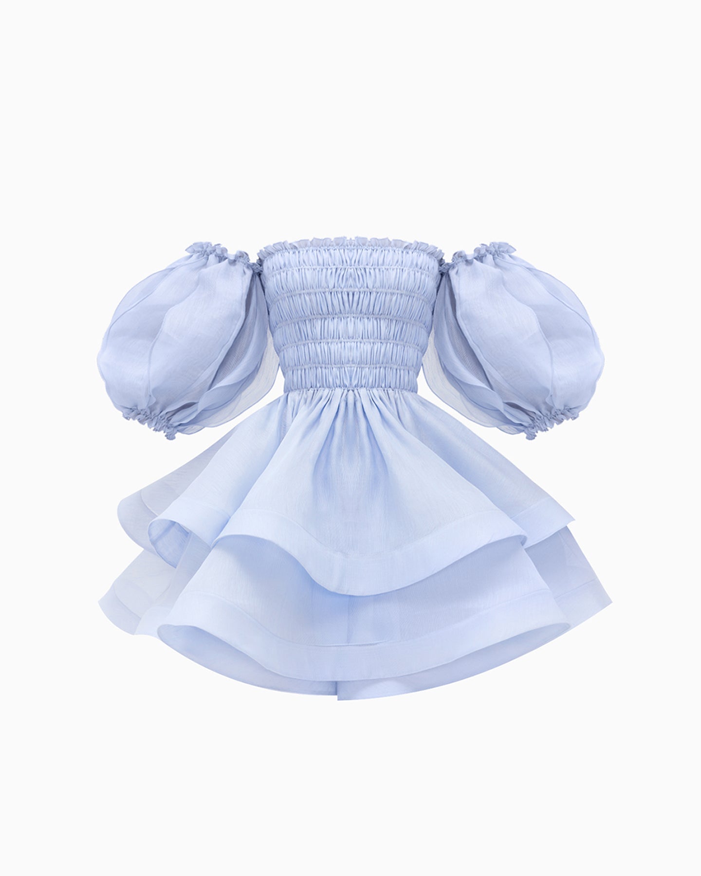 Serenity Blue Amaryllis Dress