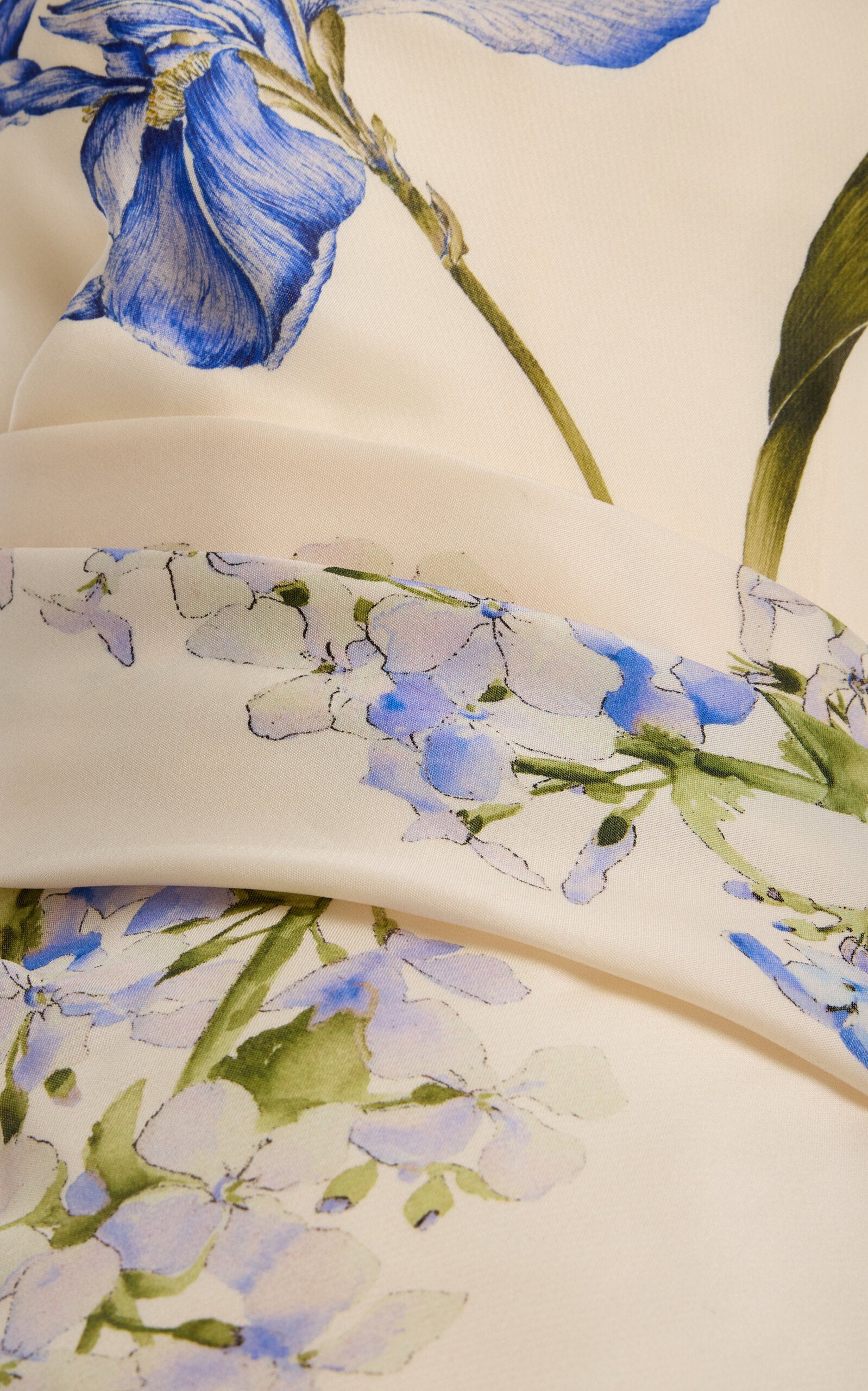 Botanical Peplum Elegance Gown