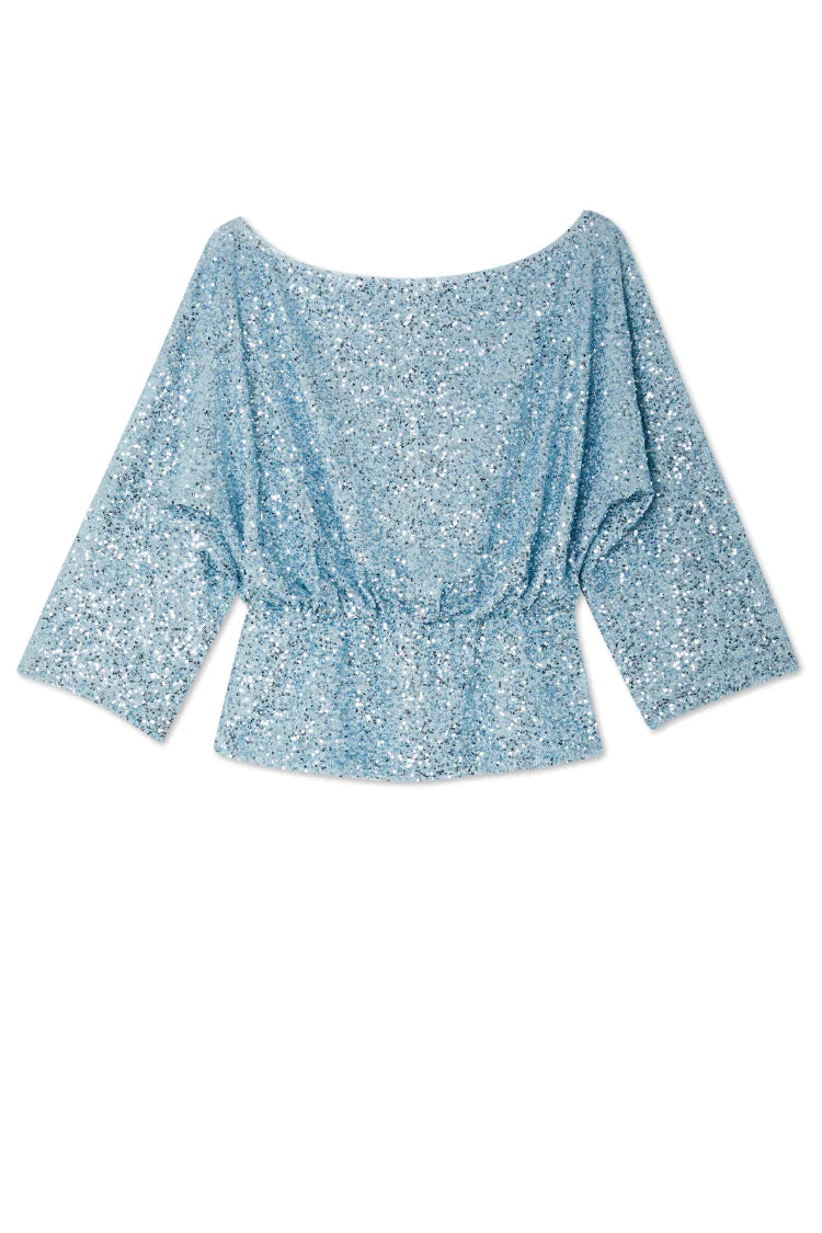 Sequin Lily Top