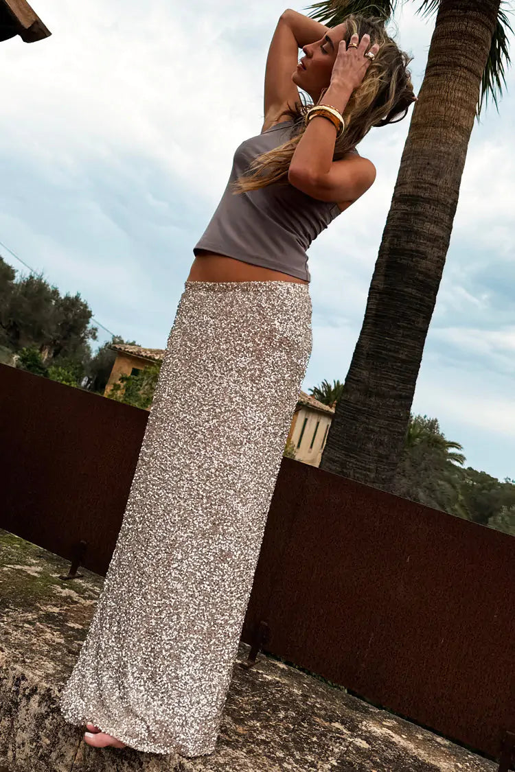 Sequin Stellar Skirt