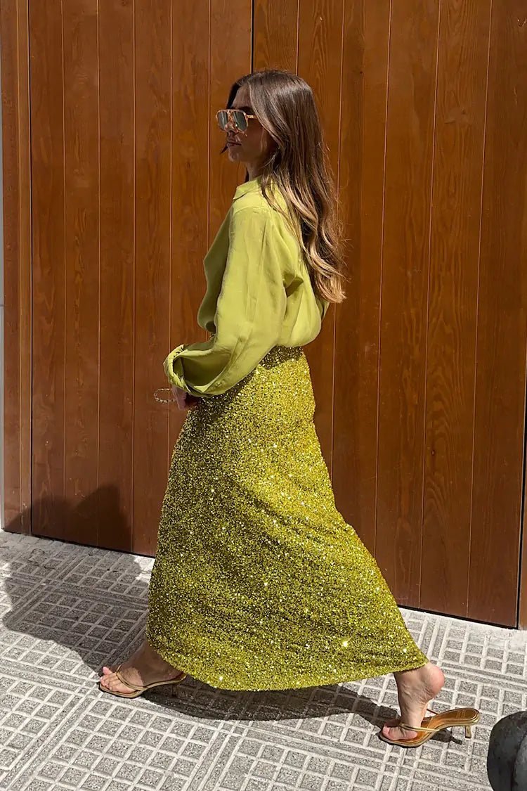 Sequin Stellar Skirt