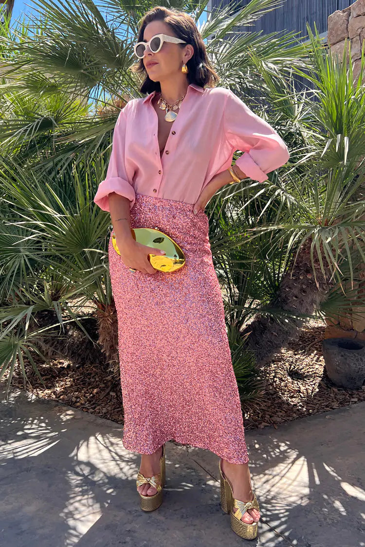 Sequin Stellar Skirt