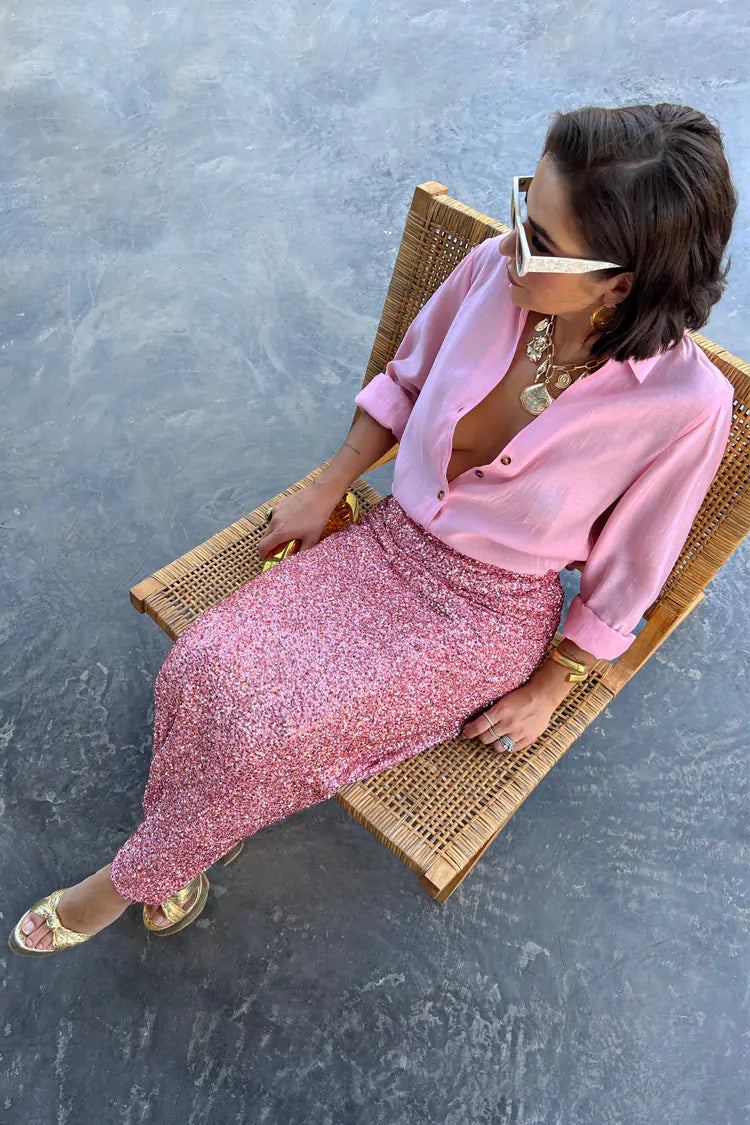 Sequin Stellar Skirt