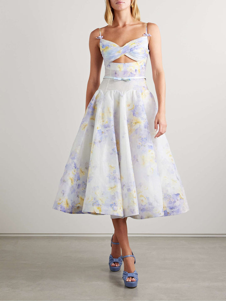 Crush Belted Dress