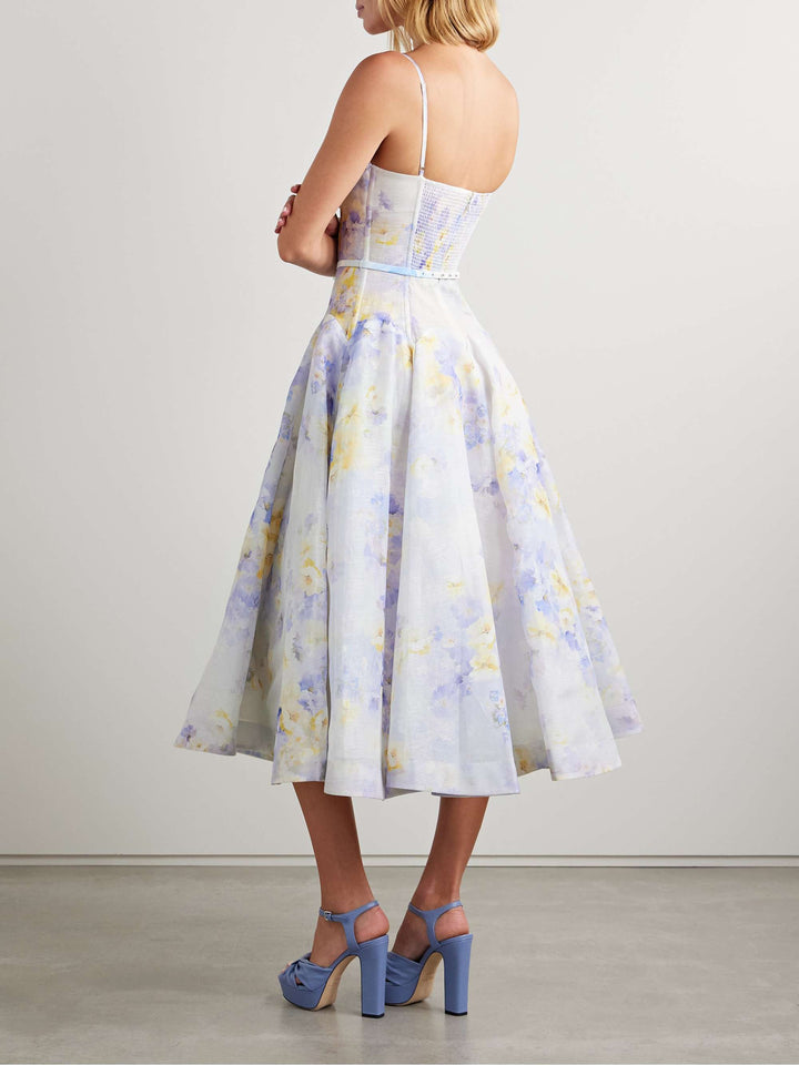 Crush Belted Dress